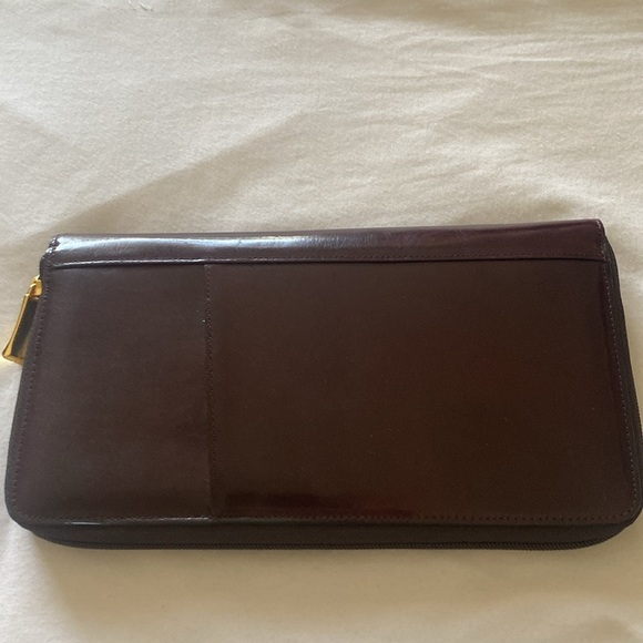 Emerson by Ricardo Beverly Hills Brown Leather Wallet/ Clutch Bag NWOT - Picture 8 of 11